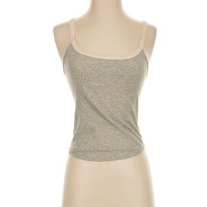 Free People Intimately Grey Tank Top Cropped Small